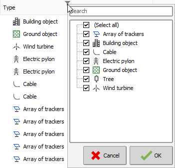 AdvancedSelectionFilter