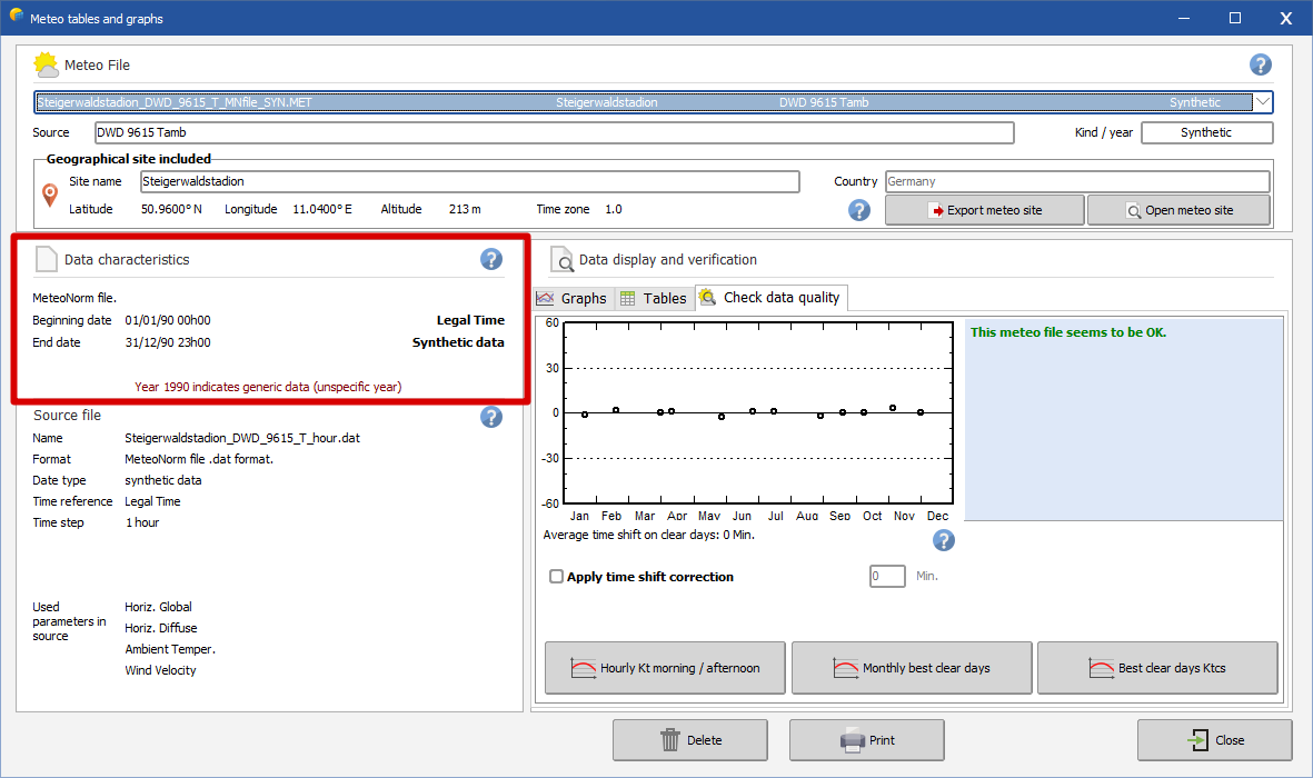 Dialog_Meteo_Database_MeteoTablesGraphs_DataCharsection_Synthetic